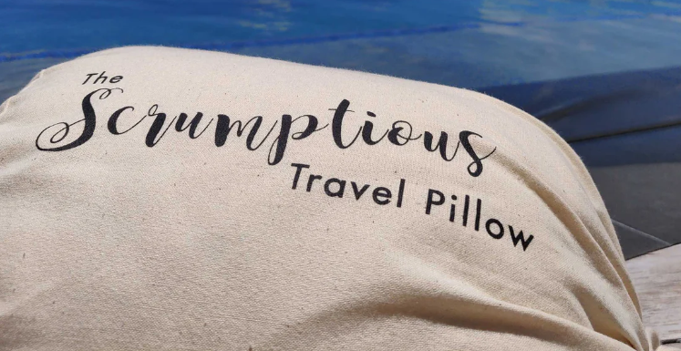 Scrumptious Travel Pillow: Neck and Shoulder Pain Support