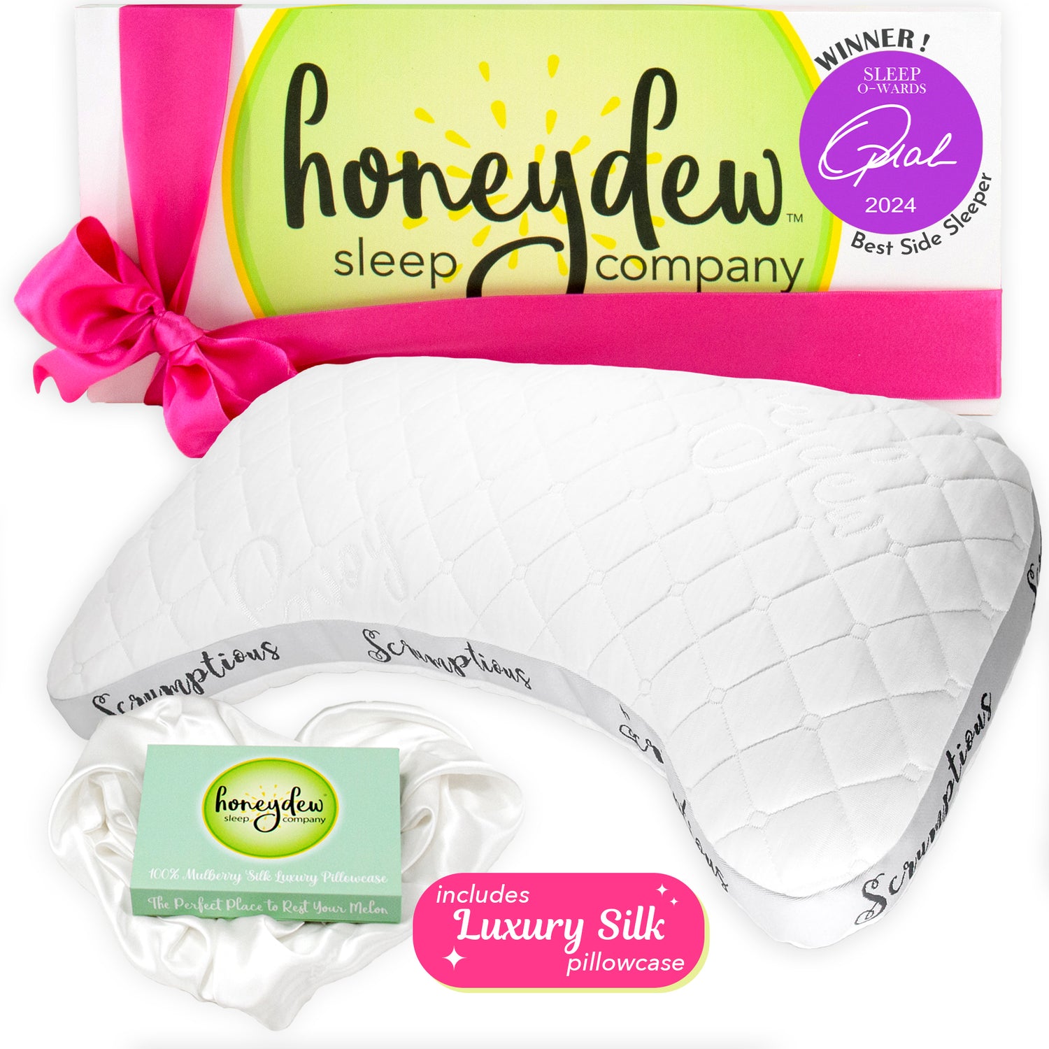 The Silk Dreams Luxury Gift Set for Side Sleepers