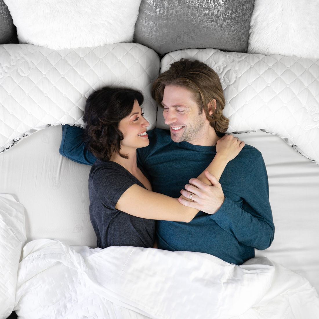 His & Hers Honeydew Side Sleeper Starter Kit - The Ultimate Luxury Bed Upgrade (King Size)