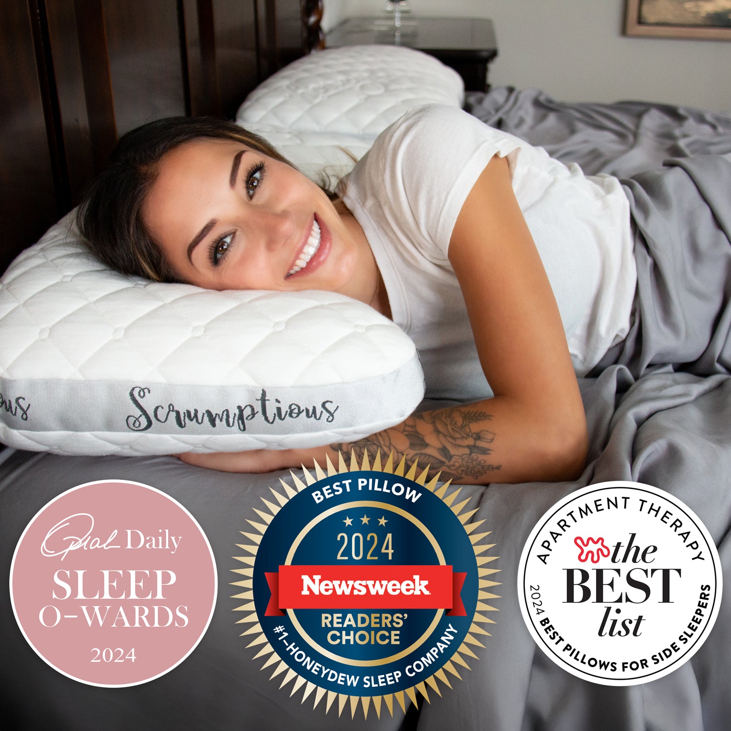 The Scrumptious Side Sleeper Pillow